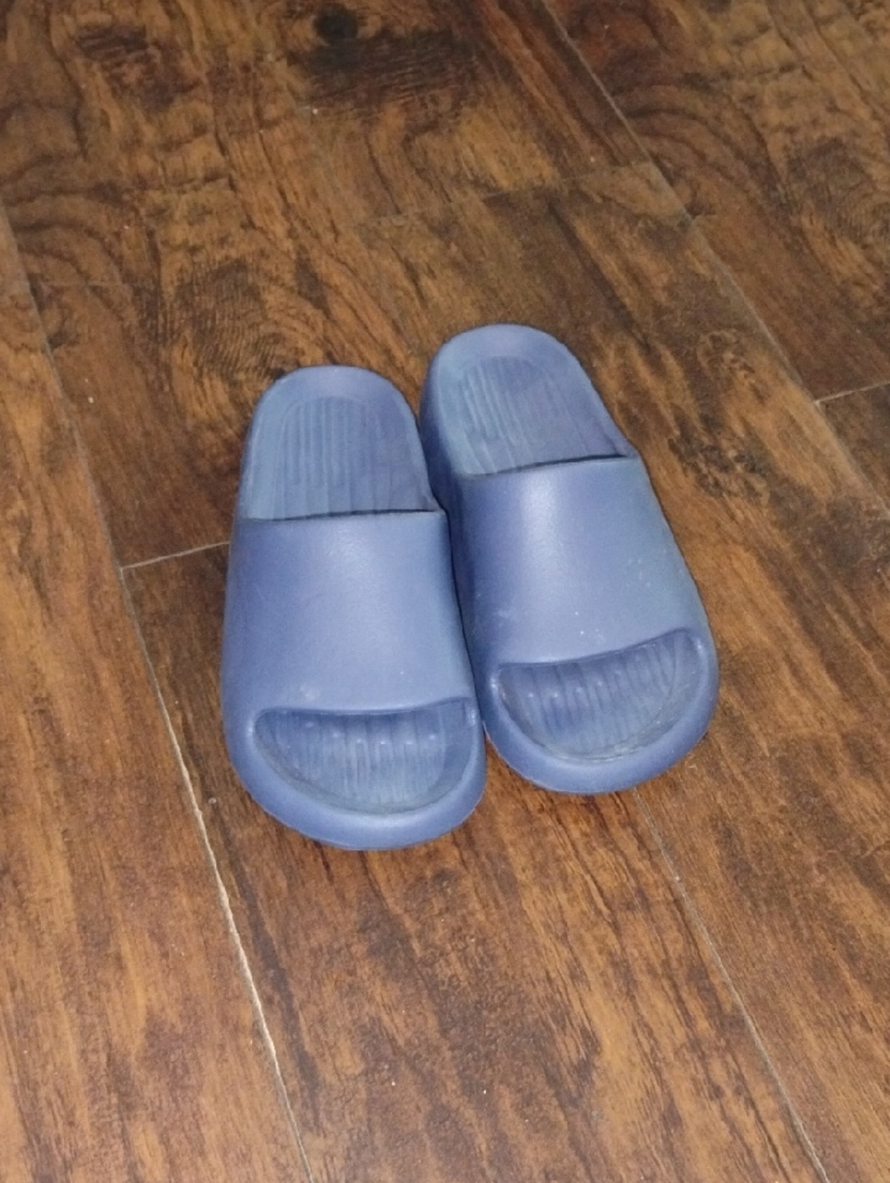 Minimalist Navy Slide Sandals